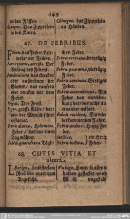 67. De Febribus