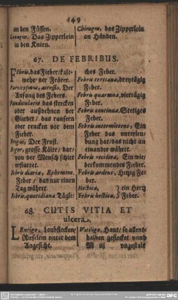 67. De Febribus