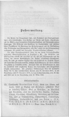 Postverwaltung