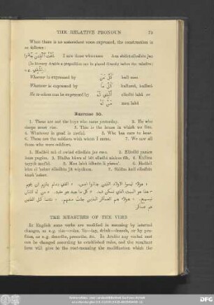 The Measure Of The Verb