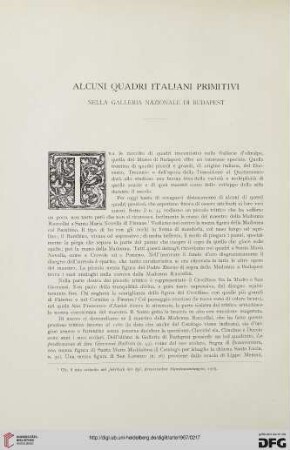 10: Alcuni quadri italiani primitivi nella Galleria Nazionale di Budapest