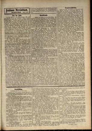 Zweite Ausgabe vom Freitag, den 29. August 1913.