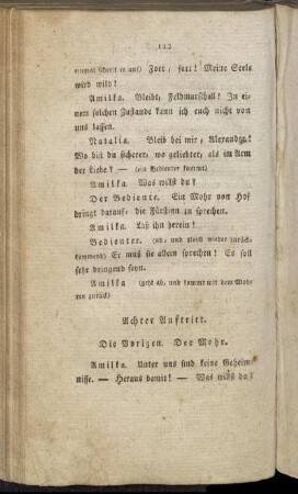 Achter Auftritt. - Neunzehnter Auftritt.