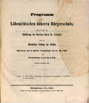 Ueber rationale Verbindungen der elliptischen Transcendenten : (Schulprogramm)