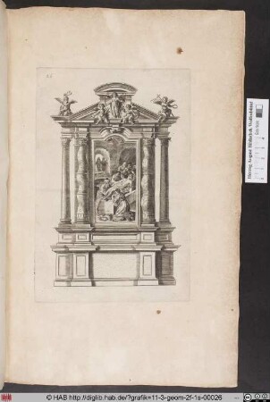 [Altar mit einer Darstellung der Grablegung Christi]