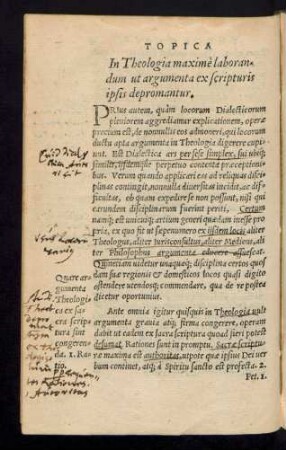 In Theologia maxime laborandum ut argumenta ex scripturis ipsis depromantur.
