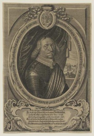 Bildnis des Friderich Wilhelm, Hertzog zu Sachsen, Jülich, Clev und Berg