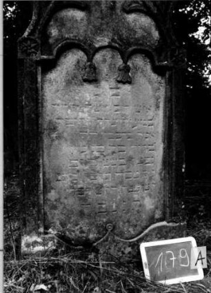 Grabstein 179 [Nir S. 114 Nr. 12.03]: Grabstein 179A [Nir S. 114 Nr. 12.03]