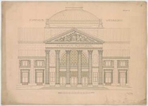 Thiersch, Friedrich von; Wiesbaden; Kurhaus - Ansicht