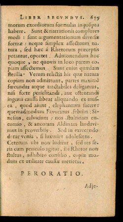 Peroratio.