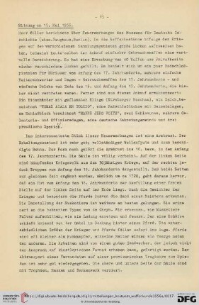 Sitzung am 15. Mai 1956