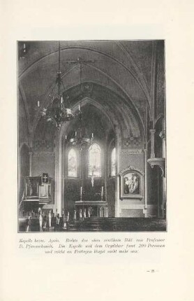Kapelle bezw. Apsis