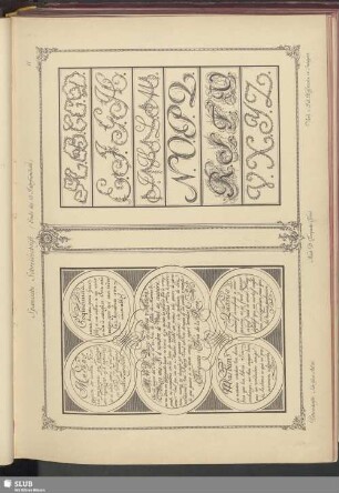 Spanische Schreibschrift, 18. Jahrhundert