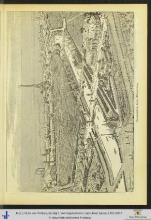 Illustration: Gesamtansicht der Pariser Weltausstellung.