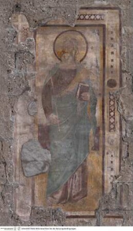 Reste eines Freskenzyklus, Johannes der Täufer