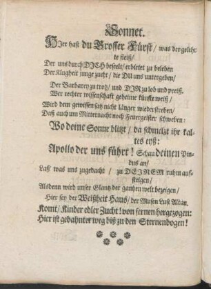 Sonnet.