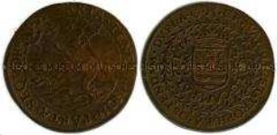 Niederlande, Historienpfennig, Auf die Übergabe von Grave