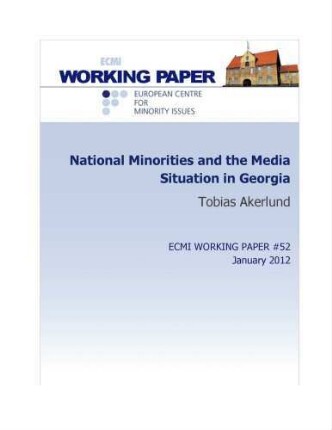 National minorities and the media situation in Georgia
