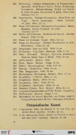 Ostasiatische Kunst (Nr. 311-328)