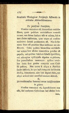 Facultatis Theologicae Parisiensis Instructio in articulos Melanchthonianos.