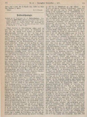 683-685 Pastoraltheologie