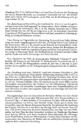 Davids, Curt :: Die Wassermühle in Reinbek : Reinbek, 1982