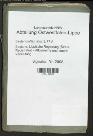 Prüfung des Feldmessers Karl Lemke aus Lüdenhausen
