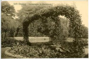 Ossegg. Teichanlagen im Klosterpark