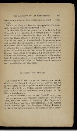 Le Doktor Otto Neurath