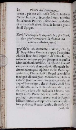 Tutti li Prencipi, le Republiche, & i Stati, sono giustamente con la stadera da Lorenzo Medici pesati