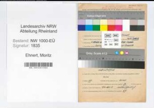 Entnazifizierung Moritz Ehnert, geb. 04.10.1897 ()