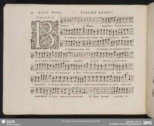 XXIII. Benedicam Dominum in omni tempore