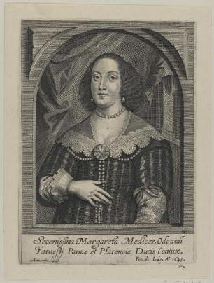 Bildnis der Margareta Medici