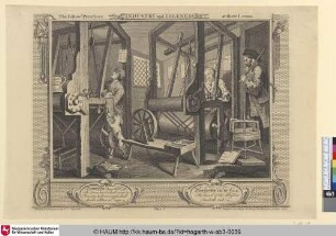 The Fellow' Prentices at their Looms.