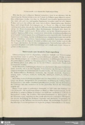 Nitrierversuche unter thermischer Zugbeanspruchung