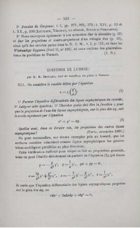 QUESTIONS DE LICENCE.