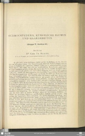 Schmuckfedern, Künstliche Blumen Und Haararbeiten