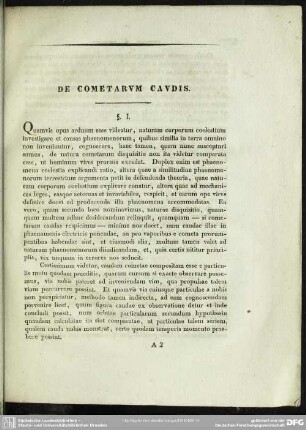 De cometarum caudis