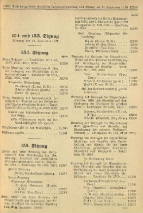 154. und 155. Sitzung. Dienstag den 21. September 1920