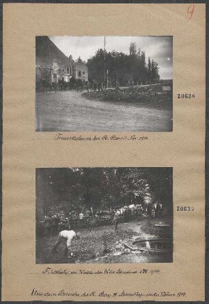 Feldküche im Wald der Cotes Lorraines