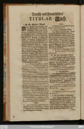 Teutsch- und Frantzösisches Titular-Buch.
