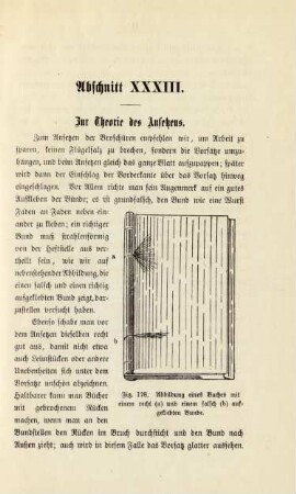 Abschnitt XXXIII. Zur Theorie des Ansetzens