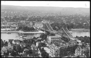 Dresden. Blick auf Loschwitz, Blasewitz und Dresden