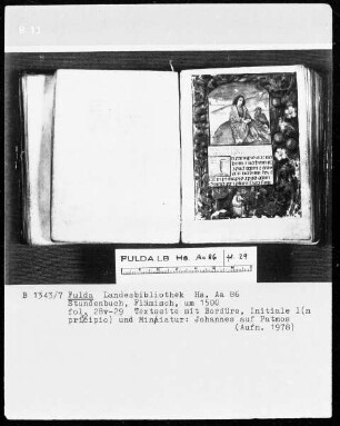 Stundenbuch — ---, Folio 29rectoBuchseite