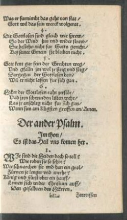 Der ander Psalm.