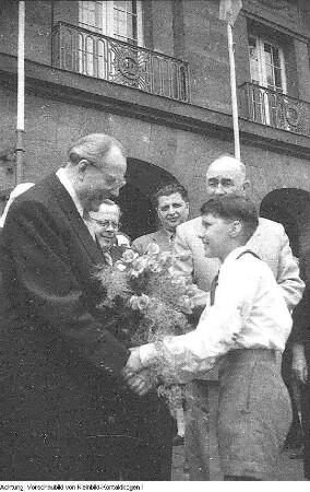 Dresden, Rede Otto Grotewohls auf einer Konferenz des Stadtausschusses der Nationalen Front, 24. Juni 1955
