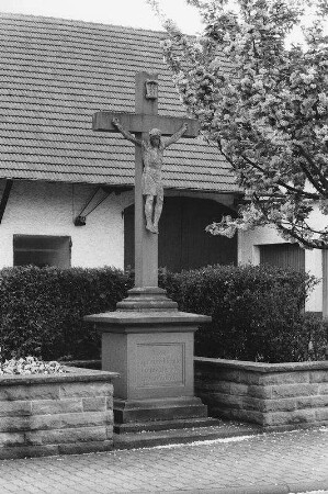 Kruzifix; Freigericht, Kegelbahnstraße (vor Nr. 23)