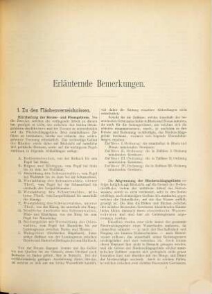 Die Flächeninhalte der Flussgebiete des Grossherzogthums Baden