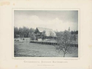 "Großherzogl. Jagdhaus Kaltenbronn" im Nordschwarzwald