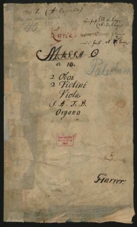 Messen; V (5), orch, org - 5t